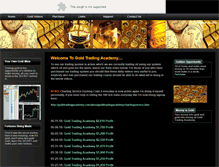 Tablet Screenshot of goldtradingacademy.com